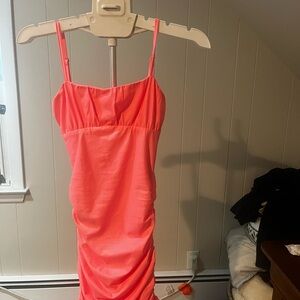 Katie J NYC Bright Pink Dress